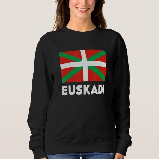 Baskenlandflagge Euskadi Flagge Sweatshirt (Vorderseite)
