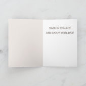 Baskenmalte Schildkröte Natur Geburtstag Karte (Innenseite)