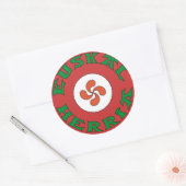 Baskensticker Runder Aufkleber (Umschlag)