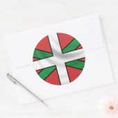 Baskensticker Runder Aufkleber (Umschlag)