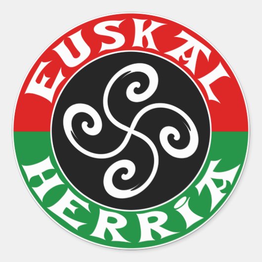 Baskensticker Runder Aufkleber (Vorderseite)
