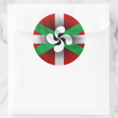 Baskensticker Runder Aufkleber (Tasche)