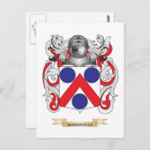 Baskerville-Wappen (Familienwappen) Postkarte (Vorne/Hinten)