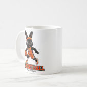 Basket Ball Billy der Rabbit™ Sportserie Kaffeetasse (Vorderseite Links)