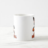 Basket Ball Billy der Rabbit™ Sportserie Kaffeetasse (Mittel)