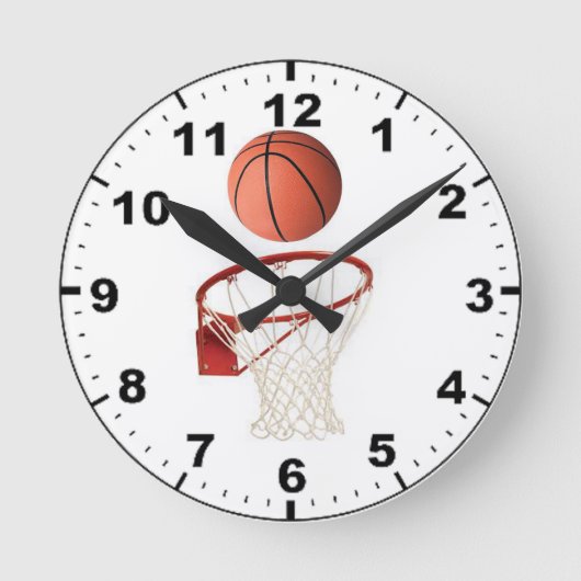 "Basket ball" design wall clocks Runde Wanduhr (Vorderseite)