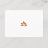 Basket Ball Orange, Marzipan Fantastische Illustra Platzkarte (Rückseite)