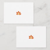 Basket Ball Orange, Marzipan Fantastische Illustra Platzkarte (Vorne/Hinten)