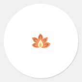 Basket Ball Orange, Marzipan Fantastischer Sticker (Vorderseite)