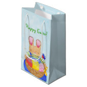 Basket Bunny Small Geschenktasche Kleine Geschenktüte (Vorderseite Schrägansicht)