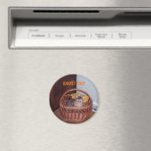 Basket Case Kitty Magnet (In Situ (Geschirrspüler))