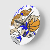 BASKET GIRL RUNDE WANDUHR (Winkel)