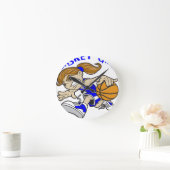 BASKET GIRL RUNDE WANDUHR (Zuhause)