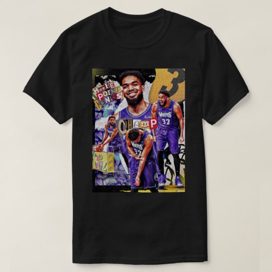 Basket Karl Anthony Towns 32 T-Shirt (Design vorne)