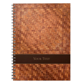Basket-Look Notebook mit Text Notizblock