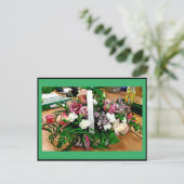 BASKET MIT HANDLE POSTKARTE (Stehend Vorderseite)