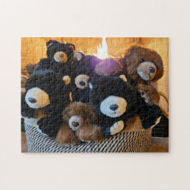 Basket of Bears Puzzle, 11" x 14", 252 pieces Puzzle