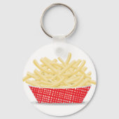 Basket Of French Fries Keychain Schlüsselanhänger (Vorderseite)