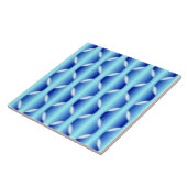 Basket Weave Blues Keramik Tile Fliese (Seite)