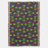Basket Weave Decke (Vorderseite Vertikal)