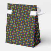 Basket Weave Favor Box Geschenkschachtel (Rückseite)