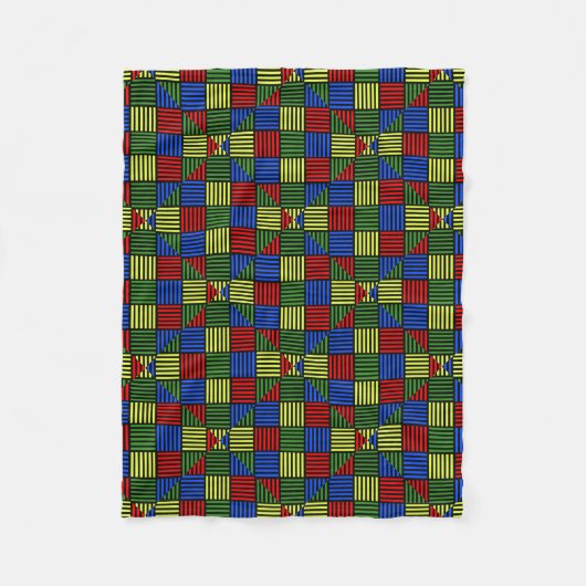 Basket Weave Fleecedecke (Vorderseite)