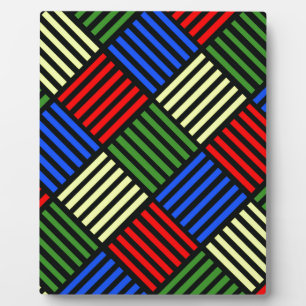 Basket Weave Fotoplatte