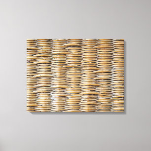 Basket Weave Macro Leinwanddruck