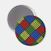 Basket Weave Magnet (Vorderseite/Rückseite)