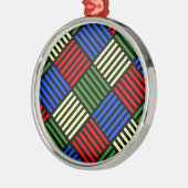 Basket Weave Ornament Aus Metall (Links)