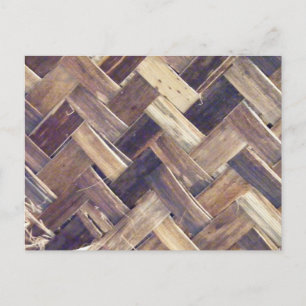 Basket Weave Postkarte