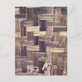 Basket Weave Postkarte