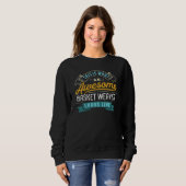 Basket Weaver  Awesome Job Occupation Graduation Sweatshirt (Vorne ganz)