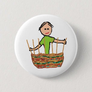 Basket Weaving Button