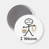 Basket Weaving Magnet (Vorderseite/Rückseite)