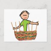 Basket Weaving Postkarte (Vorderseite)