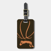 Basketbalathlet Gepäckanhänger (Vorderseite vertikal)