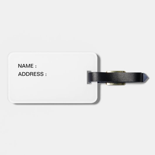 Basketbalathlet Gepäckanhänger (Rückseite horizontal)