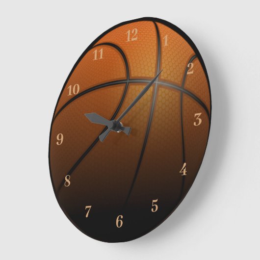 Basketbalathlet Große Wanduhr (Winkel)