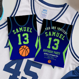 Basketball 13 Einladung zum Geburtstag