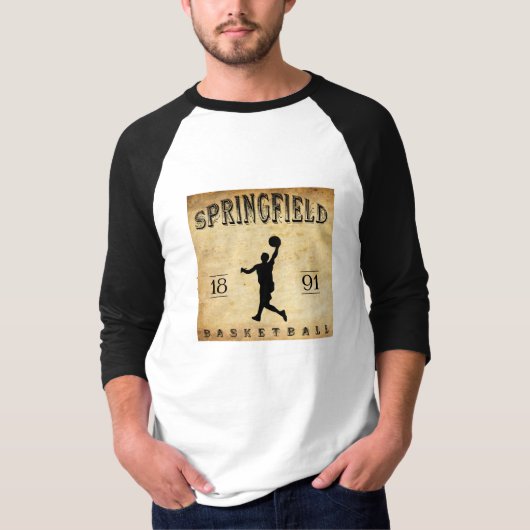 Basketball 1891 Springfields Massachusetts T-Shirt (Vorderseite)