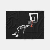 Basketball 18 fleecedecke (Vorderseite (Horizontal))