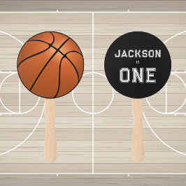 Basketball 1. Geburtstag Einzigartiges Dekor Fächer