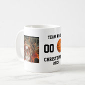 Basketball 2 FotoCollage Kaffeetasse (Vorderseite Links)