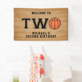 Basketball 2. Geburtstag Banner (Insitu)