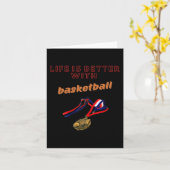 Basketball (2) karte (Gelbe Blume)