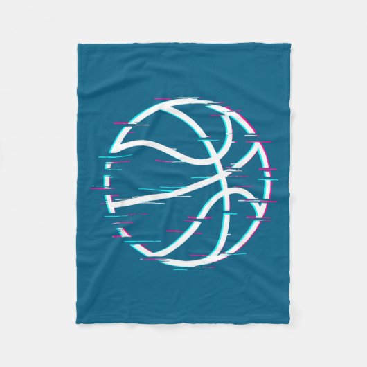 Basketball 3 fleecedecke (Vorderseite)