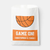 Basketball 3 Geburtstag Geschenktütchen (Vorderseite)