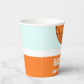 Basketball 3 Geburtstag Pappbecher (Rechts)