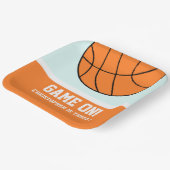 Basketball 3 Geburtstag Pappteller (Gewinkelt)